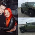 Dž. Butkutės vyras E. Strasevičius atnaujina garažą: parduoda išskirtinį „Hummer“ visureigį