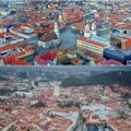 Palygino du miestus: kol Vilnius delsia, Kaunas keičiasi neatpažįstamai