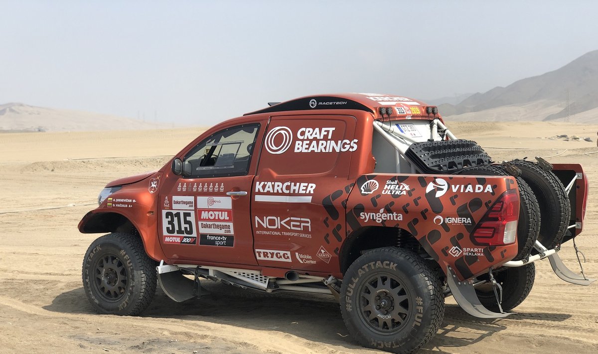Dakaras 2018: Antano Juknevičiaus komandos testų diena