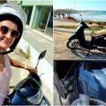 Lietuvės noras pasivažinėti motoroleriu po Kretą vos nesibaigė tragiškai: džiaugiuosi, kad likau gyva