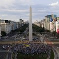 Per audrą Argentinoje įgriuvus sporto klubo stogui žuvo 13 žmonių