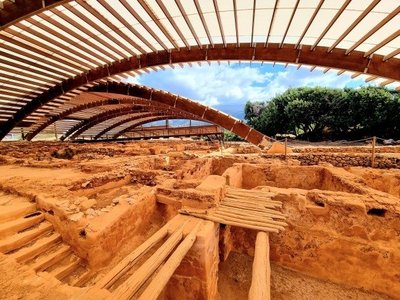 Mino civilizacijos likučiai: Malios rūmų griuvėsiai
