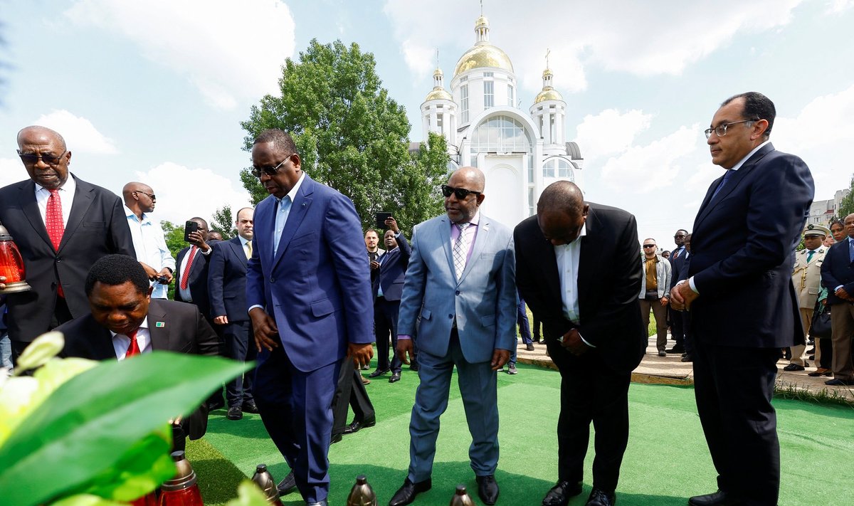 Afrikos lyderiai apsilankė Bučoje