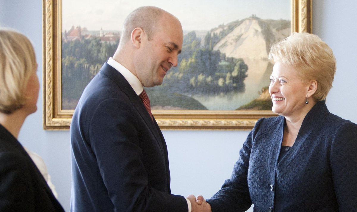 Fredrikas Reinfeldtas, Dalia Grybauskaitė