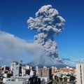 Vulkanas užklojo Japonijos miestą pelenais