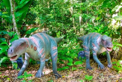 Dinozaurų parkas Brazilijoje.