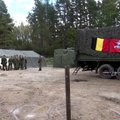 Belgijos rotacinės pajėgos dalyvauja pratybose Lietuvoje