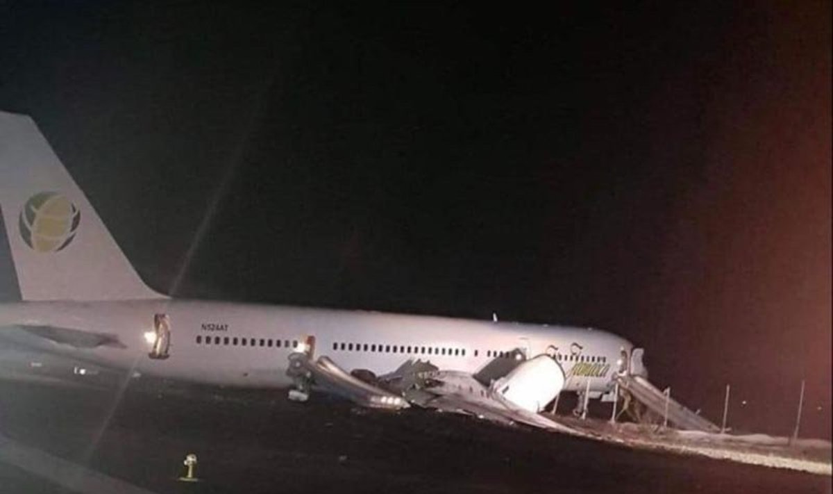 Gajanoje avariniu būdu nusileidus lėktuvui sužeisti šeši žmonės