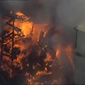 Sidnėjaus automobilių laužyną nuniokojo gaisras