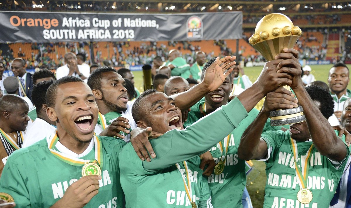 Naujieji Afrikos čempionai - Nigerijos futbolininkai