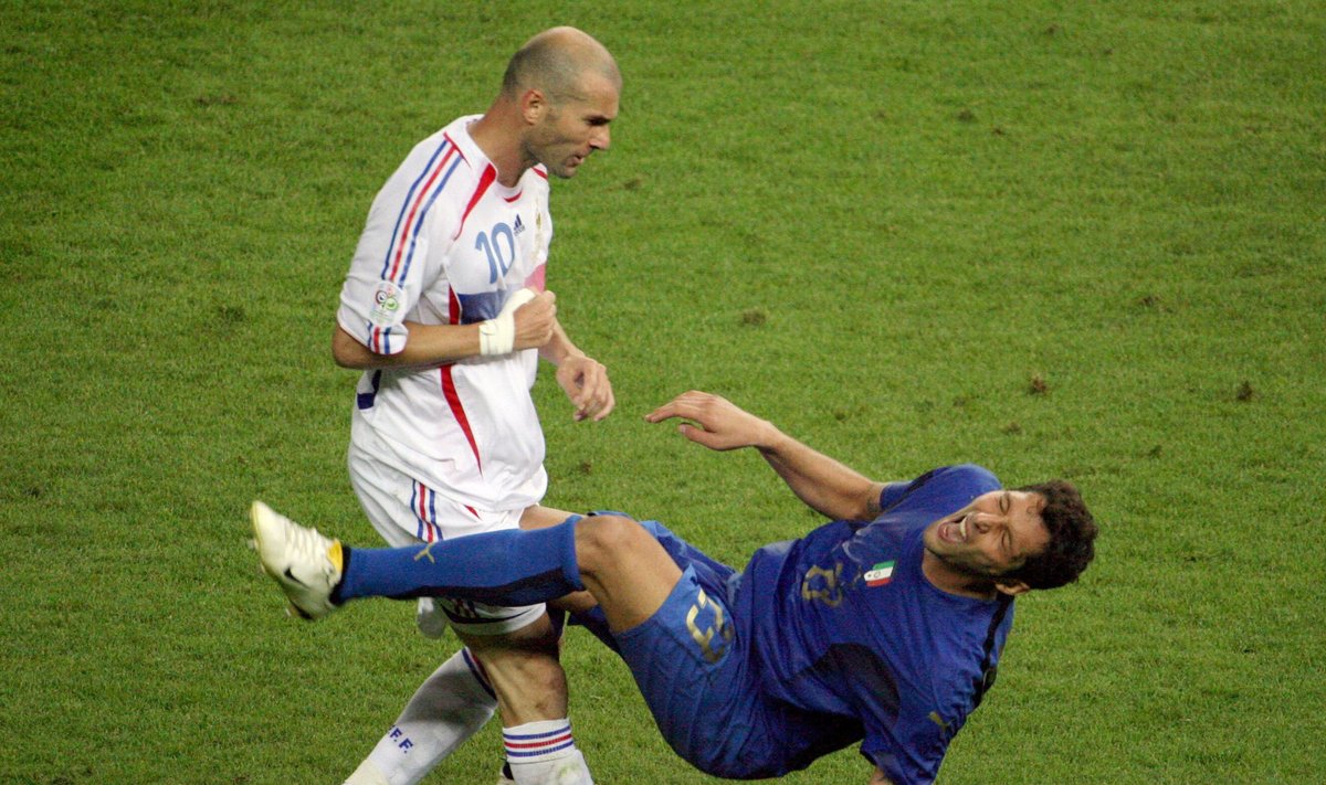 Z. Zidane'as ir M. Materazzi