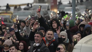 Po Navalno laidotuvių – Maskvoje šūkiai „Ukrainiečiai – geri žmonės!“, „Karui – ne!“, „Putinas – žudikas!“