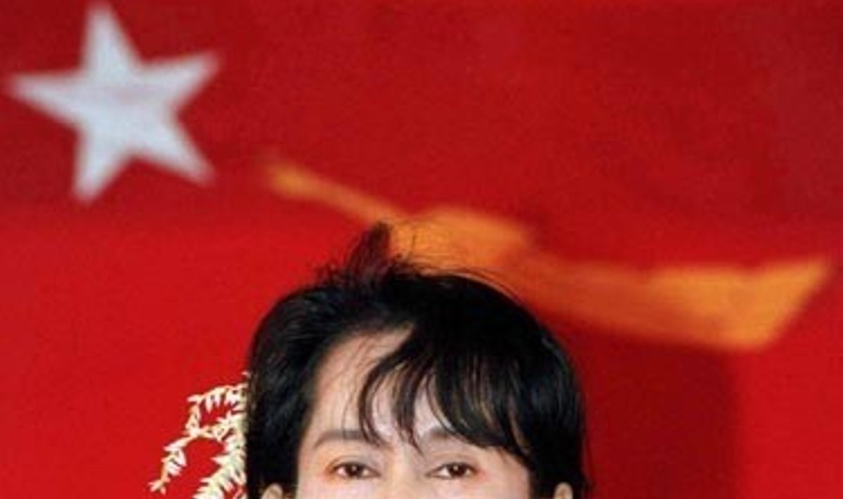 Nobelio premijos laureatė Aung San Suu Kyi