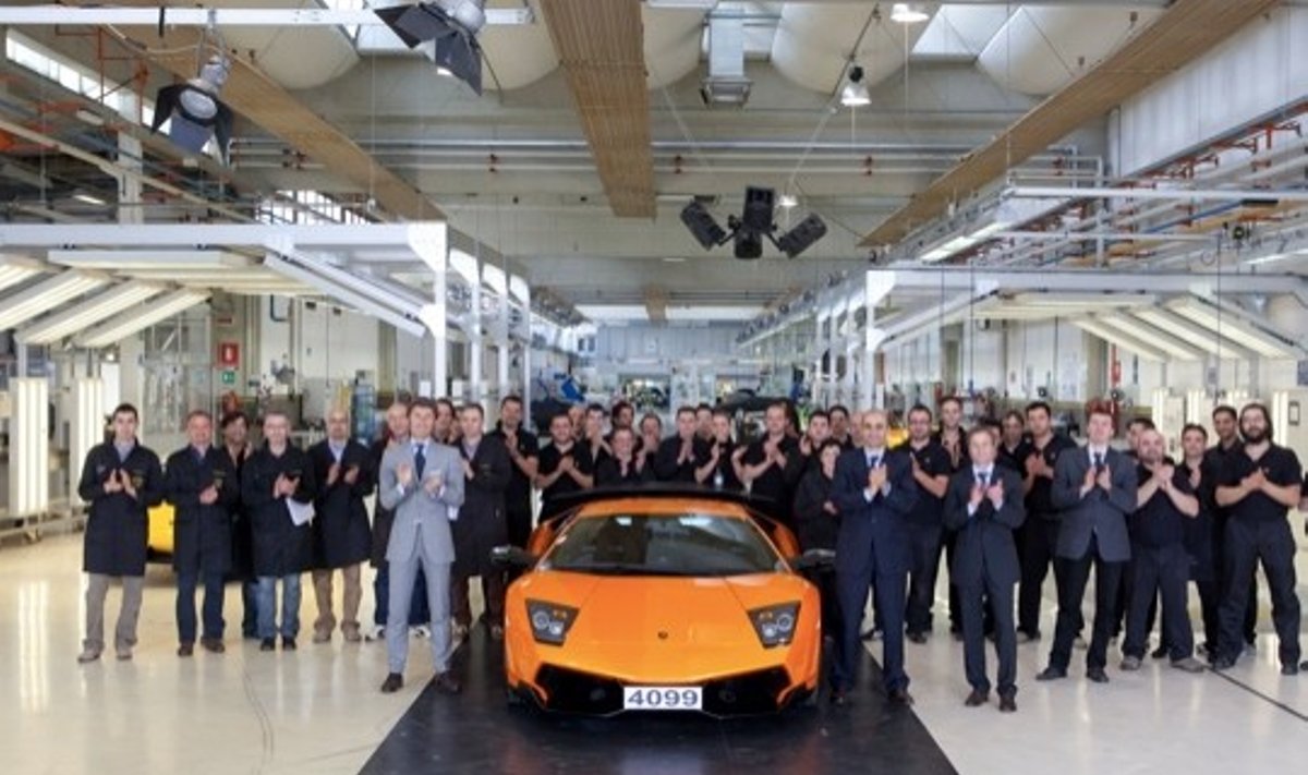 Paskutinis Lamborghini Murcielago