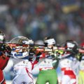 Pasaulio biatlono čempionato moterų estafetėje Lietuvos rinktinė liko tarp autsaiderių