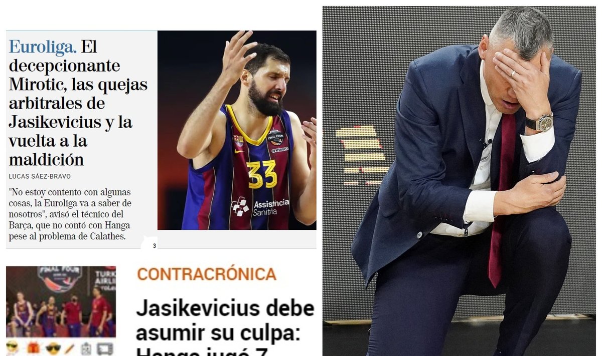 Ispanijos žiniasklaida - El Mundo, Marca, Šarūnas Jasikevičius 