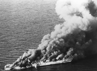 JAV sunaikinta Irano laivyno fregata
