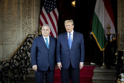 Donaldas Trumpas susitikimo su Viktoru Orbanu