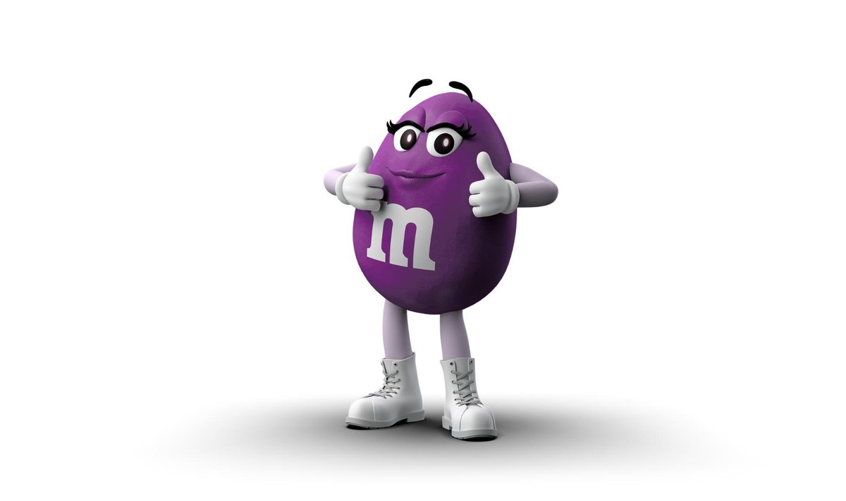  Naujasis „M&M‘s“ personažas – Purple