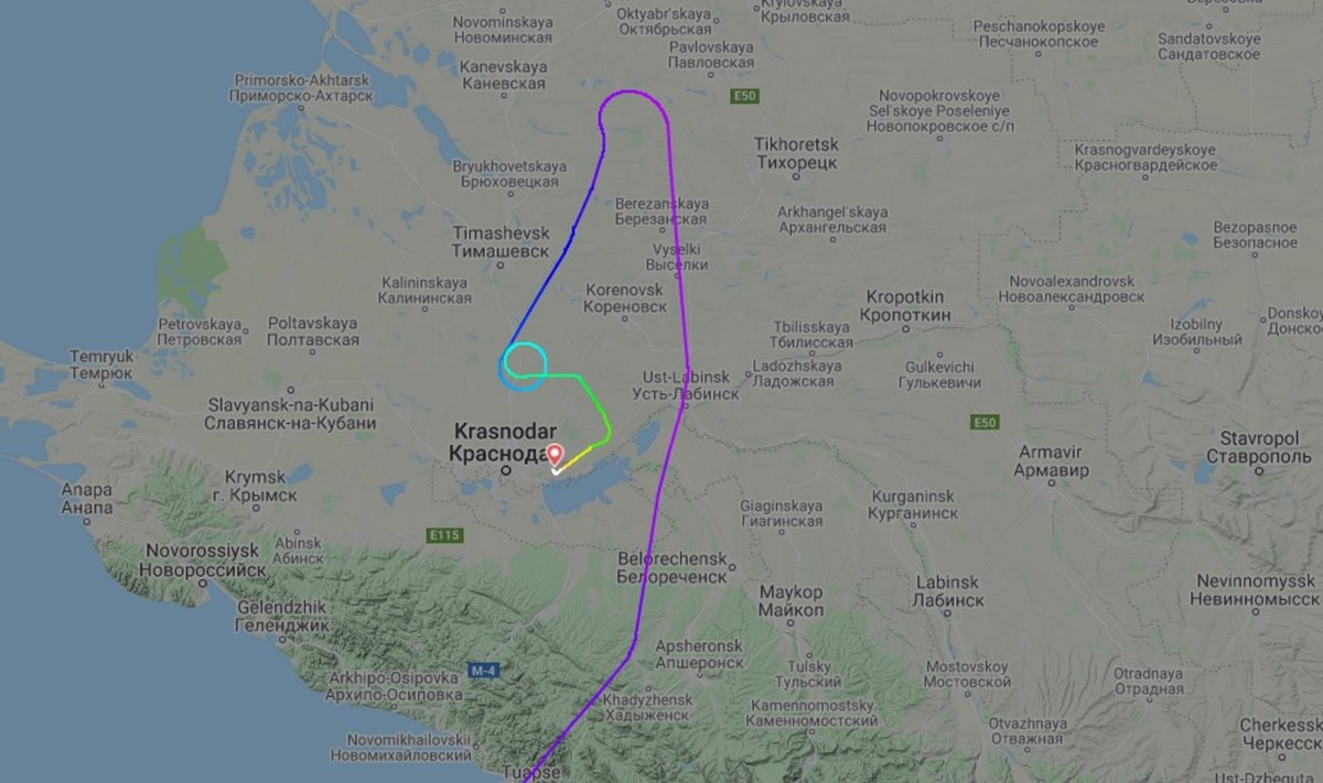 Belavia skrydis iš Hurgados į Minską, flightradar24.com nuotr.