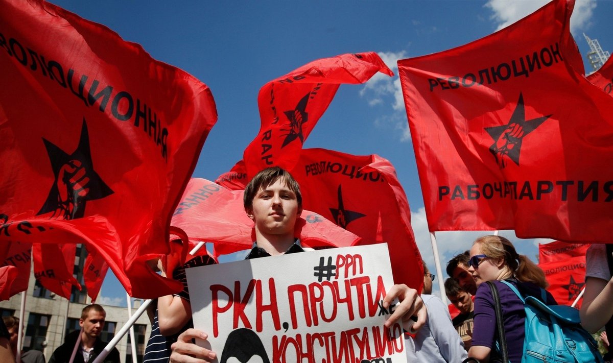 Protestas Maskvoje dėl interneto laisvės
