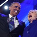 B. Obamos pagyros H. Clinton: nei aš, nei B. Clintonas nebuvome tokie kvalifikuoti kaip ji