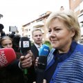 Norvegijos valdančioji partija skelbia pergalę parlamento rinkimuose