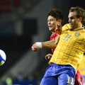 Kontrolinėse futbolo rungtynėse Švedijos rinktinė įveikė Kiniją