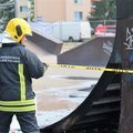 Nuo kopėčių nuomos likę beveik 200 tūkst. eurų bus skirti ugniagesių darbo aprangai