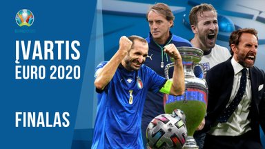 įVARtis Euro2020: Italijos ir Anglijos finalas dėl Europos futbolo karūnos