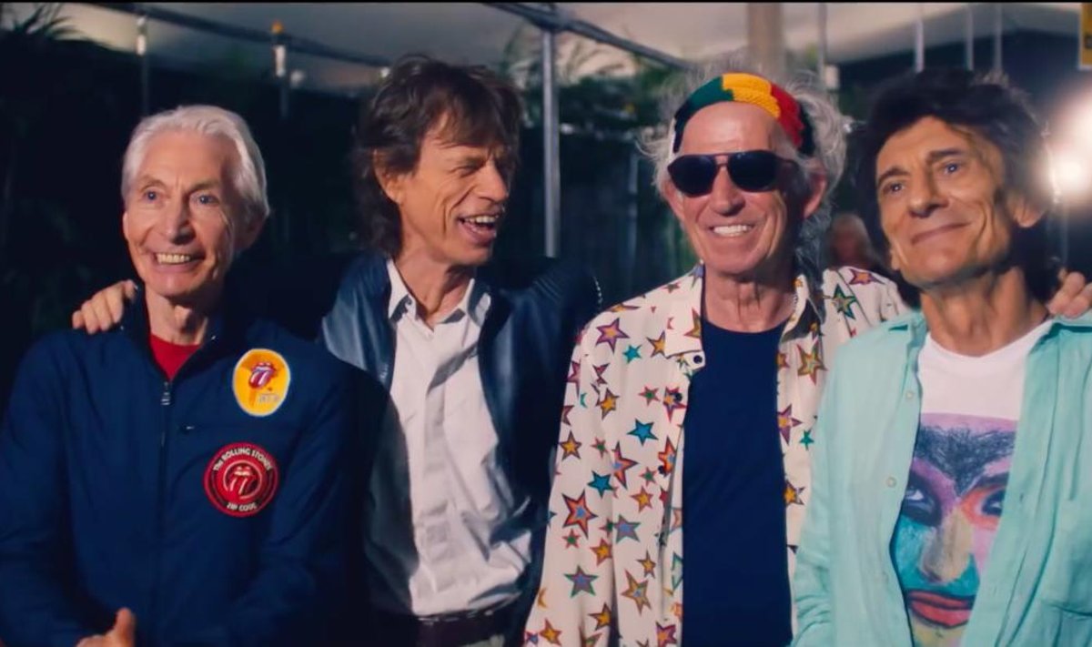 Kadras iš filmo "OLE OLE OLE Rolling Stones" 