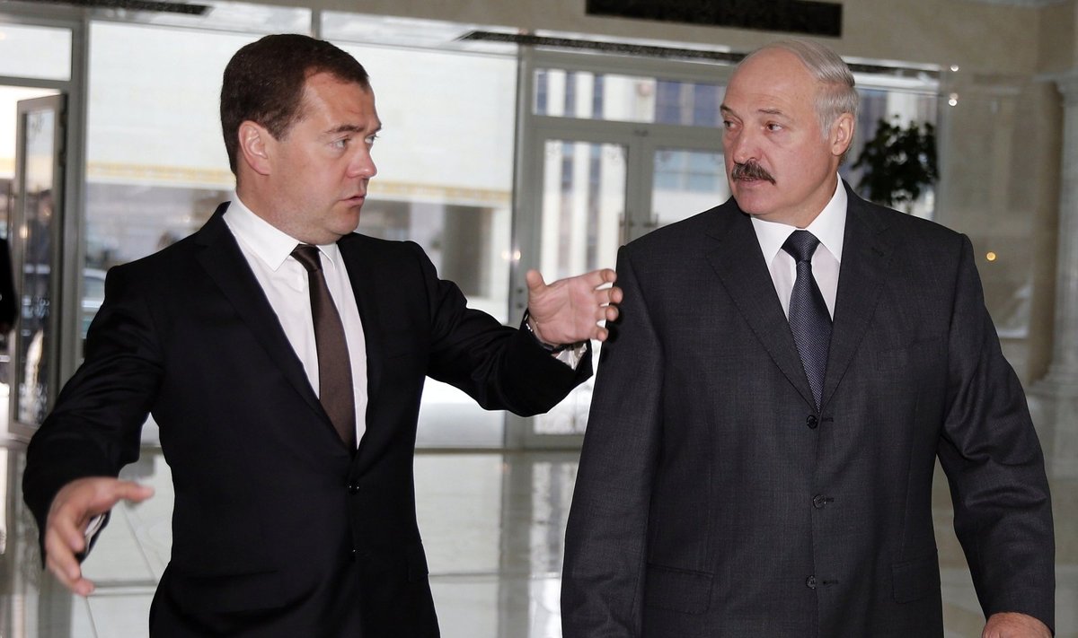 Dmitrijus Medvedevas, Aleksandras Lukašenka