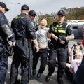 Per demonstraciją Nyderlanduose sulaikyta klimato aktyvistė Thunberg