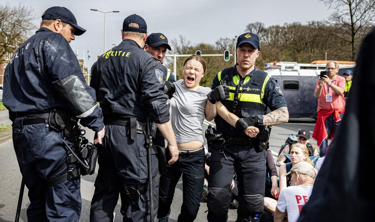 Gretos Thunberg sulaikymas