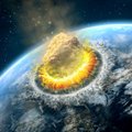 Koks būtų vaizdas, jei į Žemę pataikytų 500 km skersmens asteroidas?