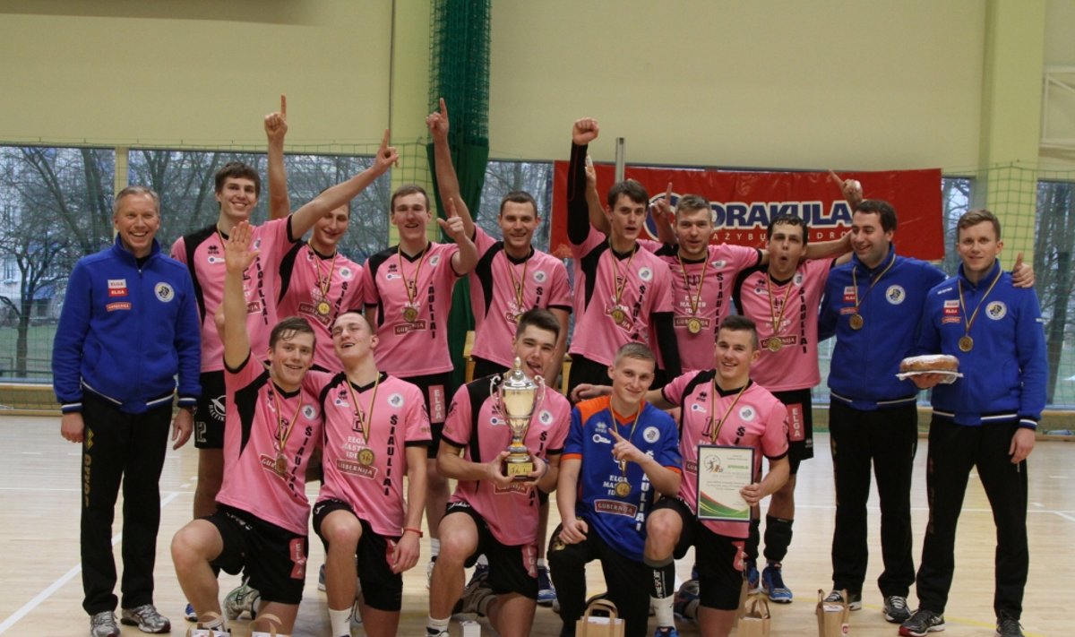LTF Didžiosios taurės laimėtojų titulą apgynė Šiaulių tinklininkai (Z. Šilansko nuotr.)