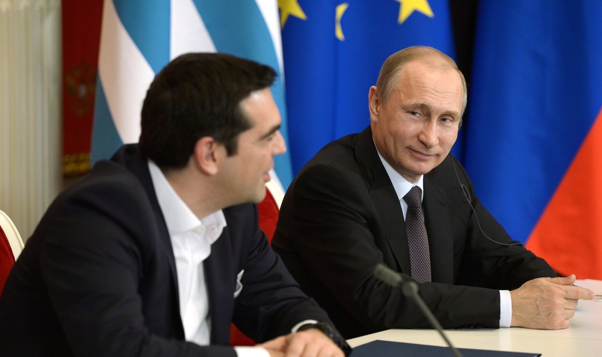 Alexis Tsipras, Vladimiras Putinas