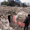 Po nugriautais Profsąjungų rūmais Vilniuje rastas bunkeris bus išsaugotas