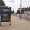Reakcijos į „Vilnius Tech“ provokaciją tęsiasi: Vilniuje iškabintos „Kaunas 2022“ reklamos