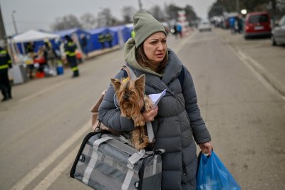 Ukrainos karo pabėgėlė