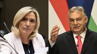 Politinis žaidimas EP: Marine Le Pen vienys jėgas su Orbanu?