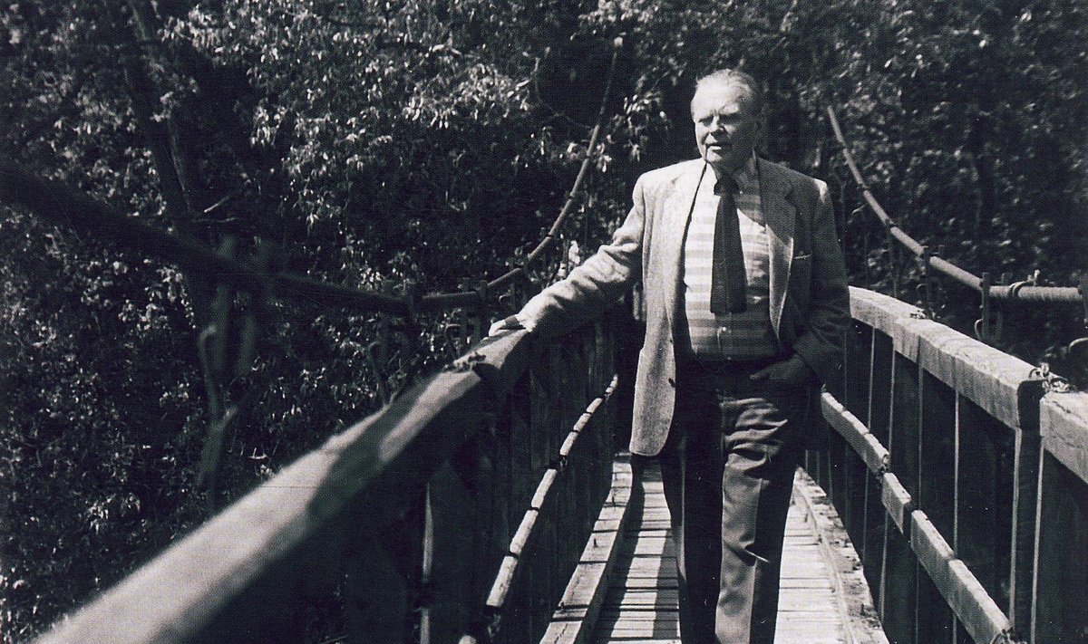 Česlovas Milošas Nevėžio slėnyje, 1992 m.