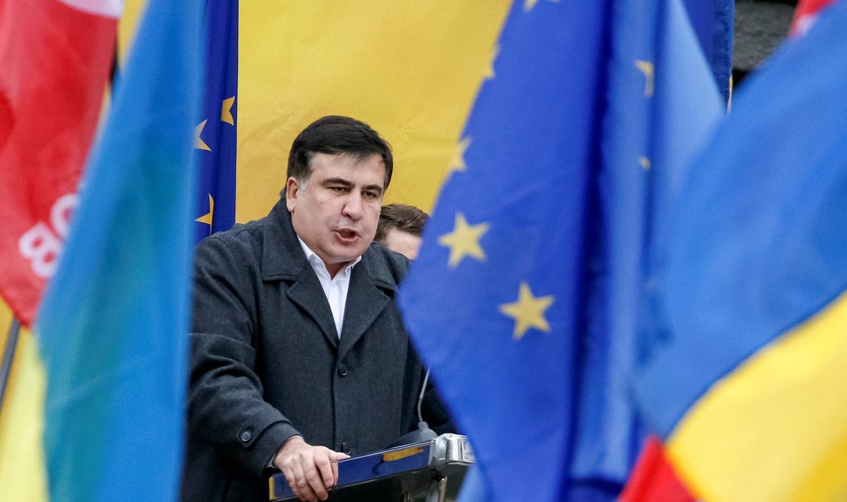 Michailas Saakašvilis ragina sukilti ukrainiečius prieš Vyriausybę