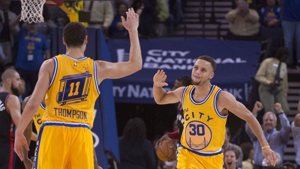 NBA „snaiperio“ konkursas: S. Curry iššūkį mes ir komandos draugas