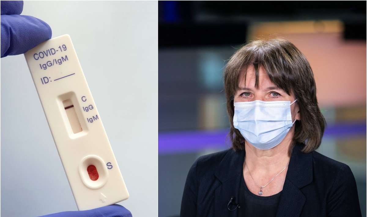 Aurelija Žvirblienė sako,kad vienas iš efektyviausių įrankių pandemijos valdymui yra greitieji antigenų testai.