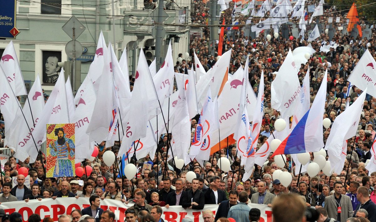 Maskvoje – opozicijos protesto eitynės