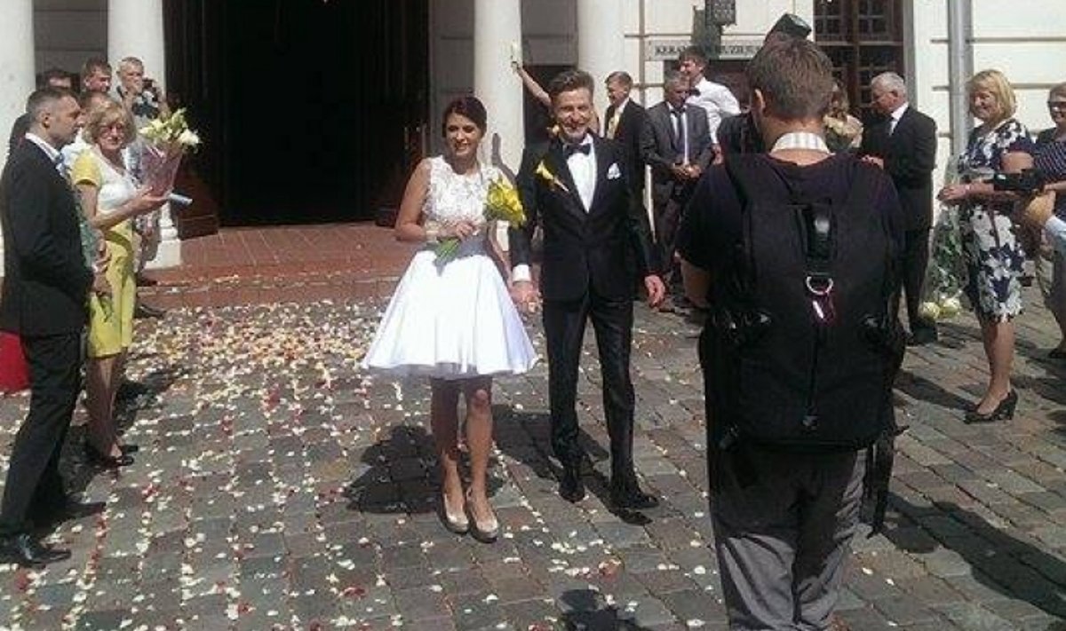 Karolio Šležo ir Jekaterinos Madomedovos vestuvės, mieste.lt nuotr.
