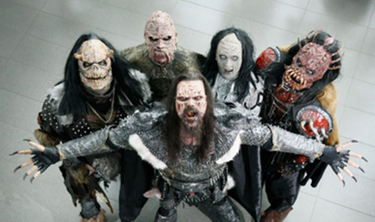 2006 m. Eurovizijos nugalėtojai - suomių grupė "Lordi"