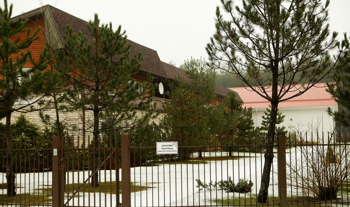 State Security Department building in Antaviliai near Vilnius