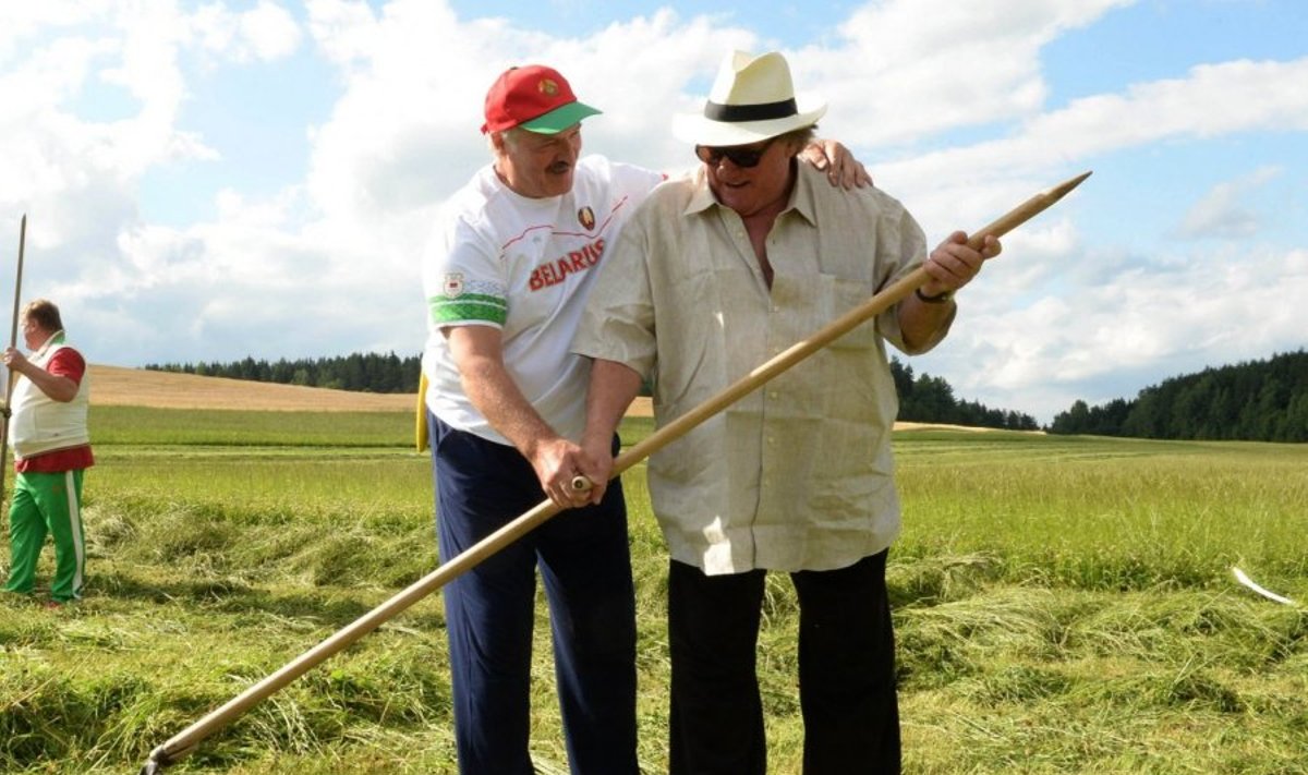 Gerardas Depardieu, Aleksandras Lukašenka